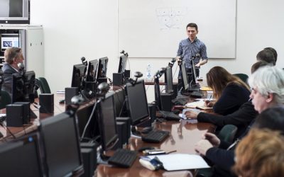 Mykola Ovcharov at the Diplomatic Academy